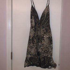 Hello Molly Super Cute Sequin Flattering Dress